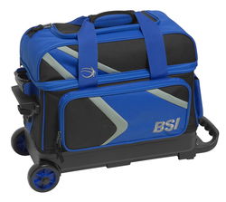 BSI Dash Double Ball Roller Black/Blue Bowling Bags
