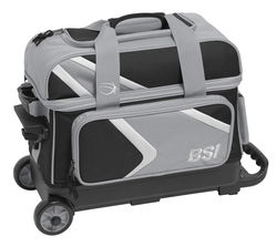 BSI Dash Double Ball Roller Black/Gray Bowling Bags
