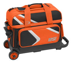 BSI Dash Double Ball Roller Black/Orange Bowling Bags