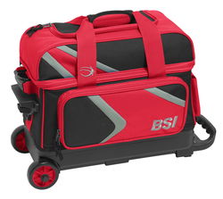 BSI Dash Double Ball Roller Black/Red Bowling Bags