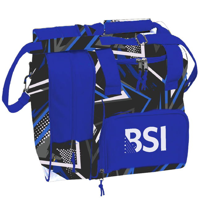 BSI Deluxe Single Tote Blue/Black MAIN Image