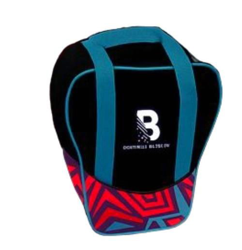 BSI Nova Single Tote Teal/Purple/Red