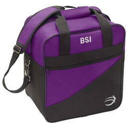 BSI Solar III Single Tote Purple/Black Bowling Bags
