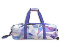 BSI Triple Roller/Tote Pink/Purple Triangles ALT Image