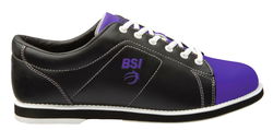 BSI Womens Classic Black/Purple Bowling Shoes