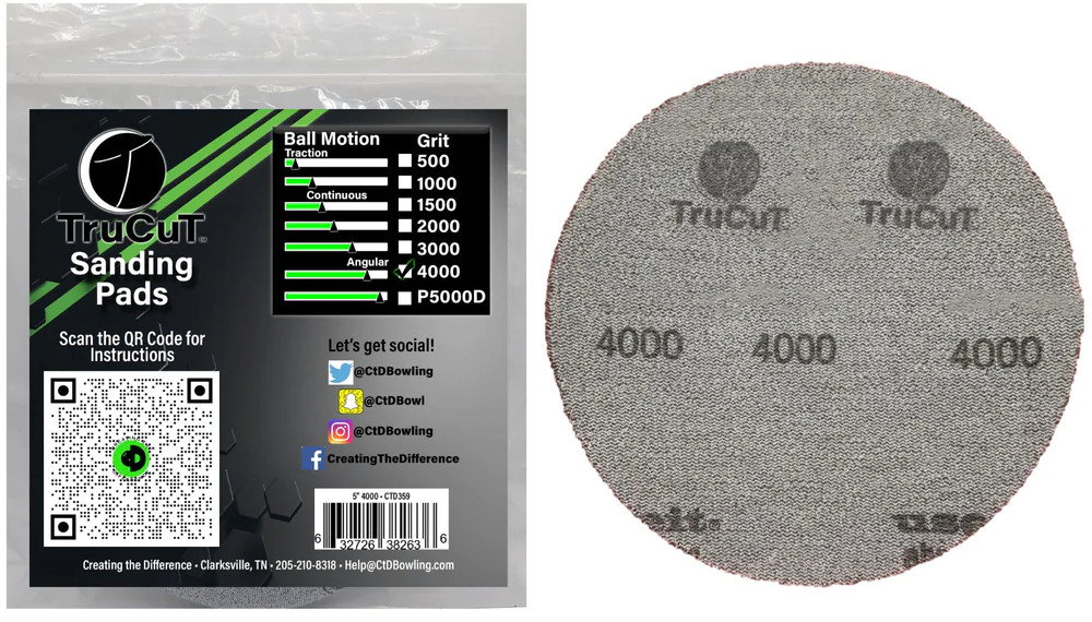 CtD TruCut 4000 Grit Sanding Pad