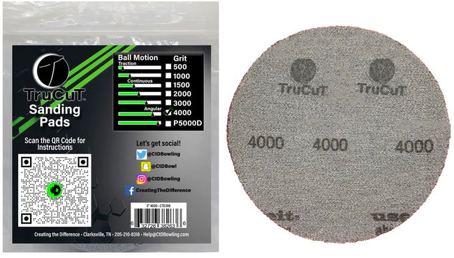 CtD TruCut 4000 Grit Sanding Pad