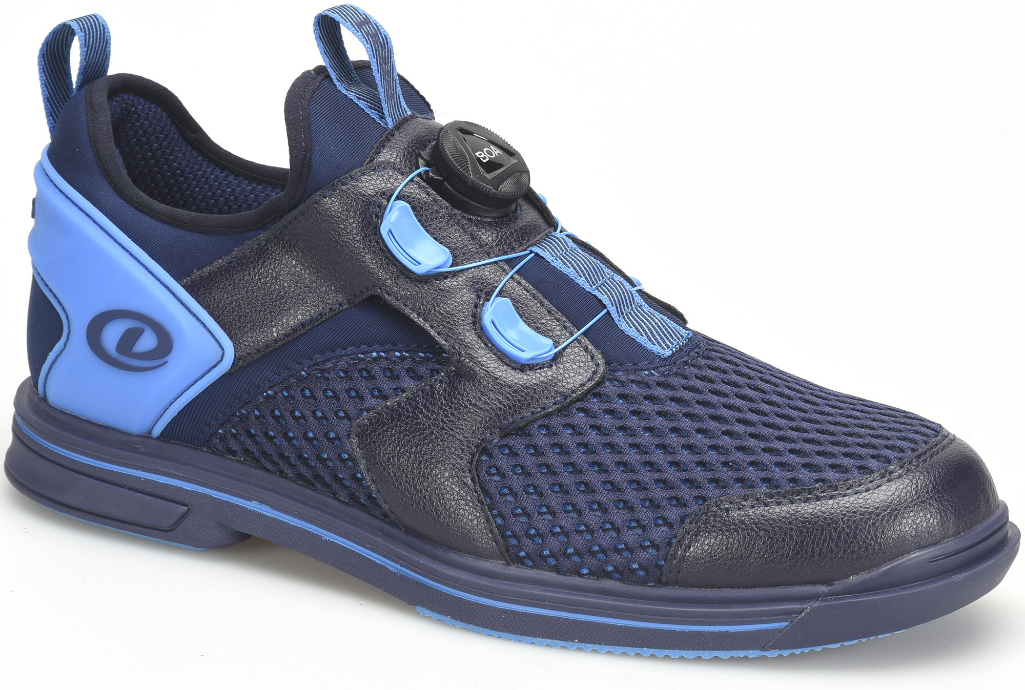 Dexter Mens Dexlite Pro BOA Navy Right Hand Bowling Shoes + FREE