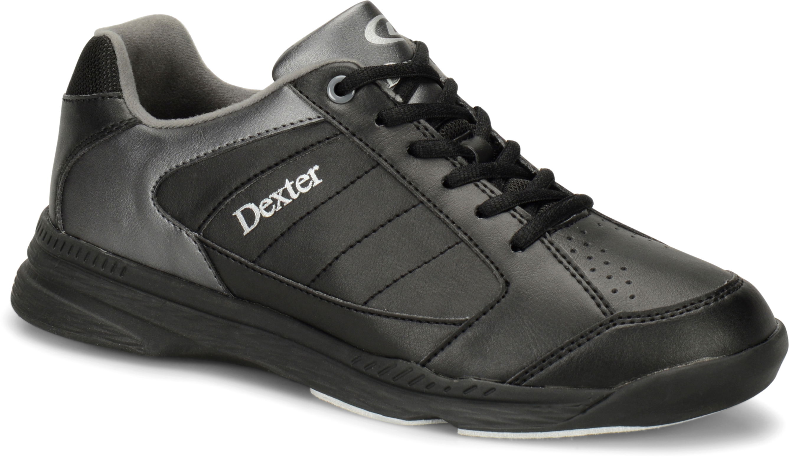 Dexter Mens Ricky IV Black/Alloy Bowling Shoes + FREE SHIPPING