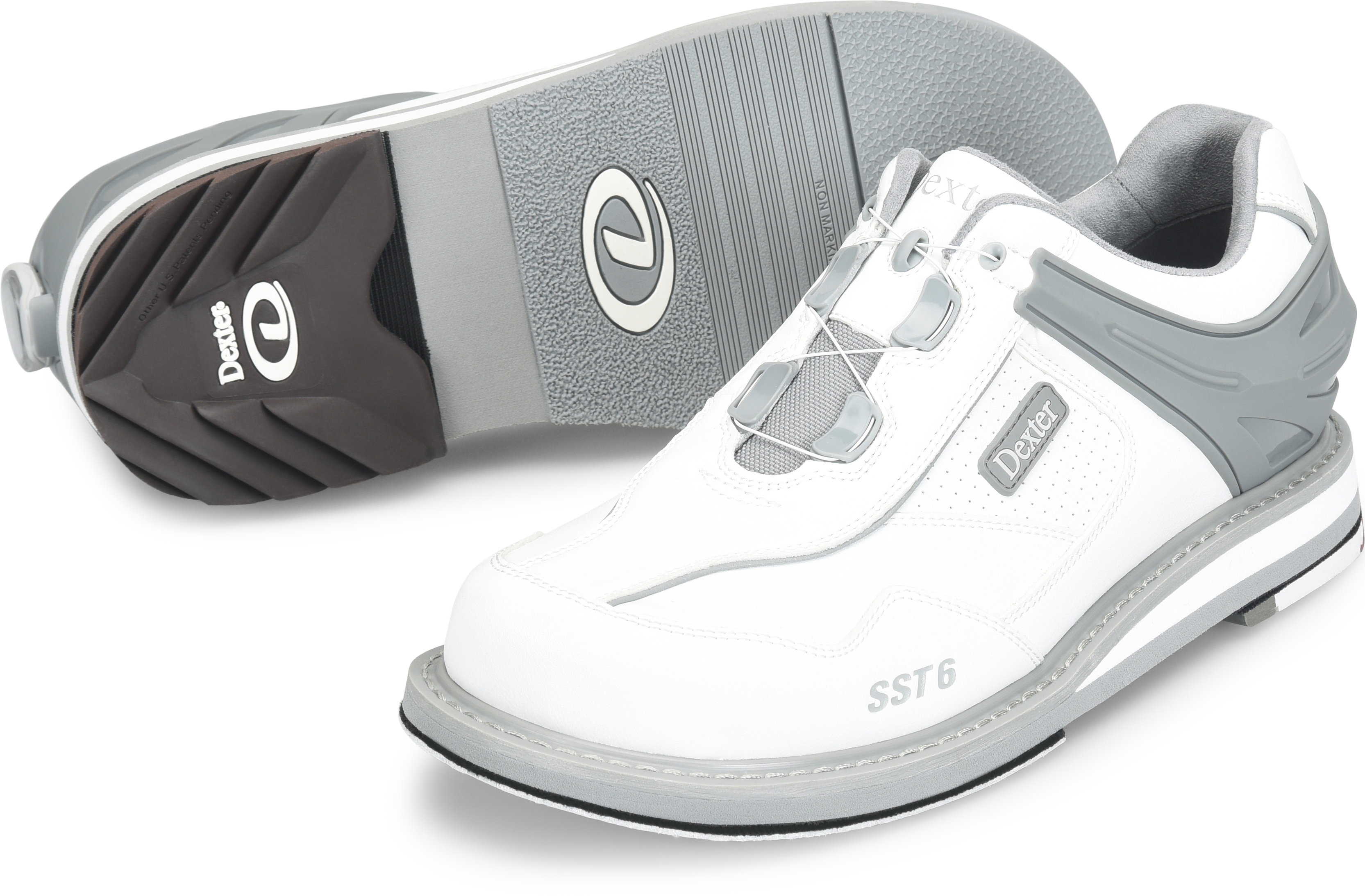 Dexter Mens SST 6 Hybrid BOA White/Grey Right Hand Wide Width