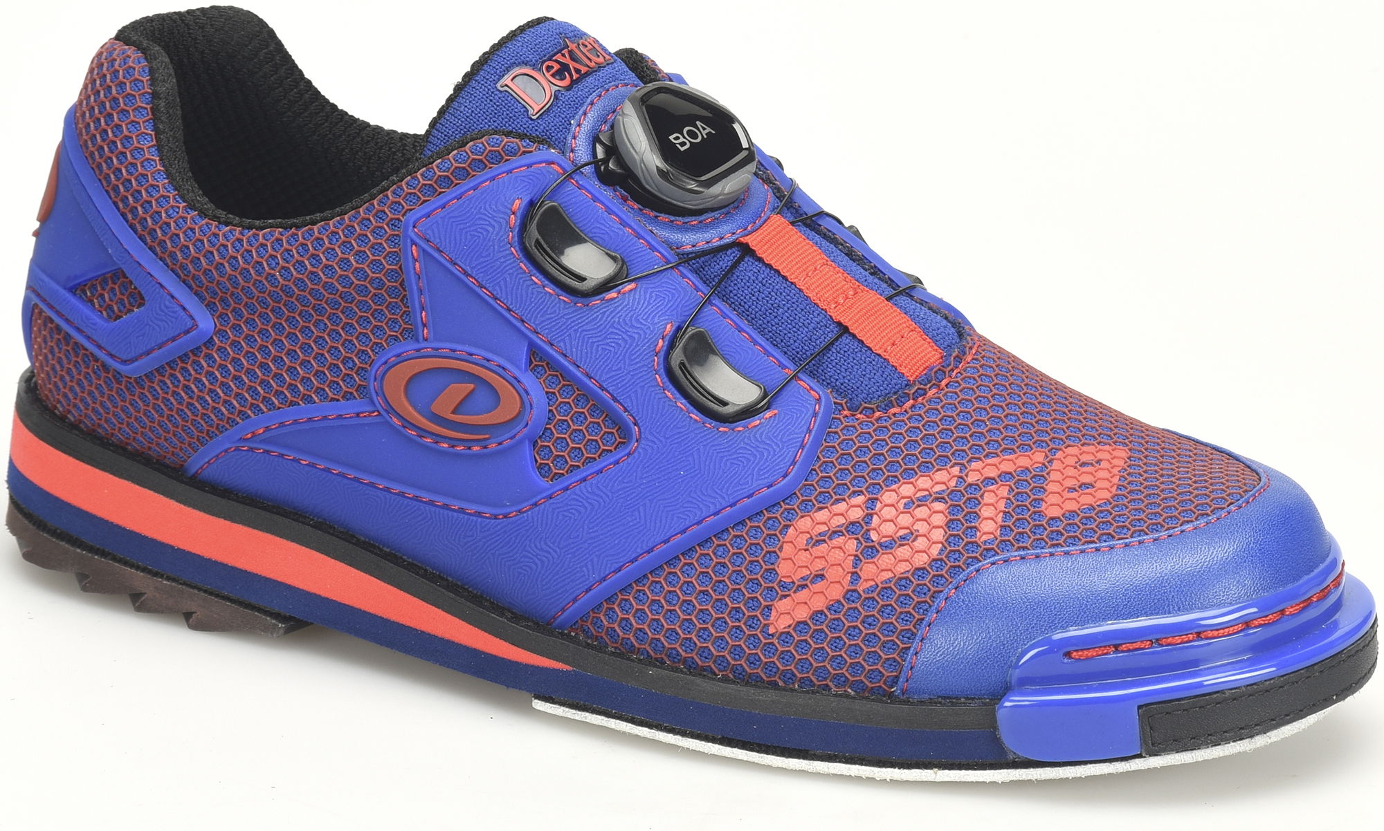 Dexter Mens SST 8 Power Frame BOA Blue/Red Bowling Shoes + FREE
