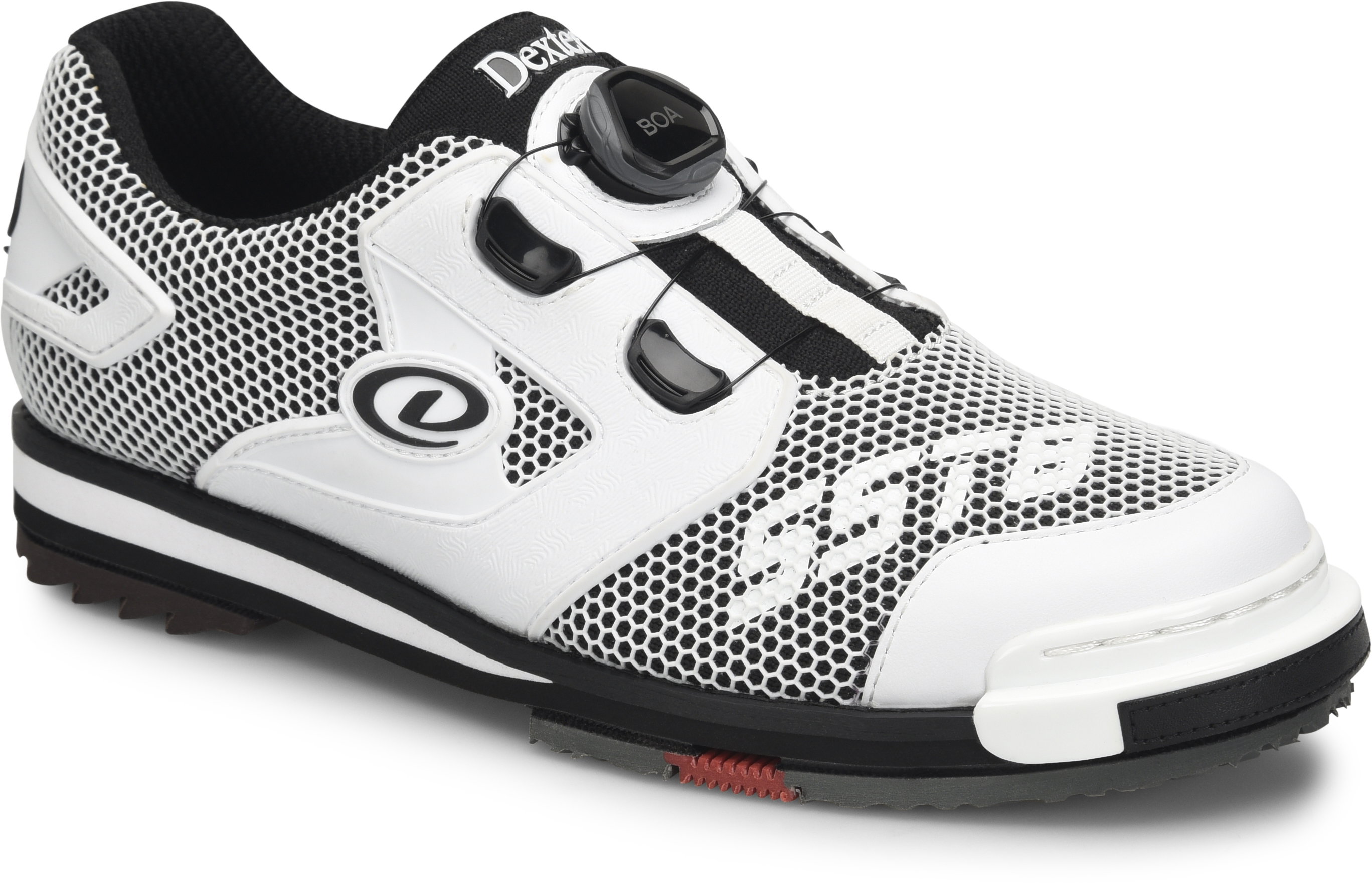 Dexter Mens SST 8 Power Frame BOA White/Black Wide Width Bowling