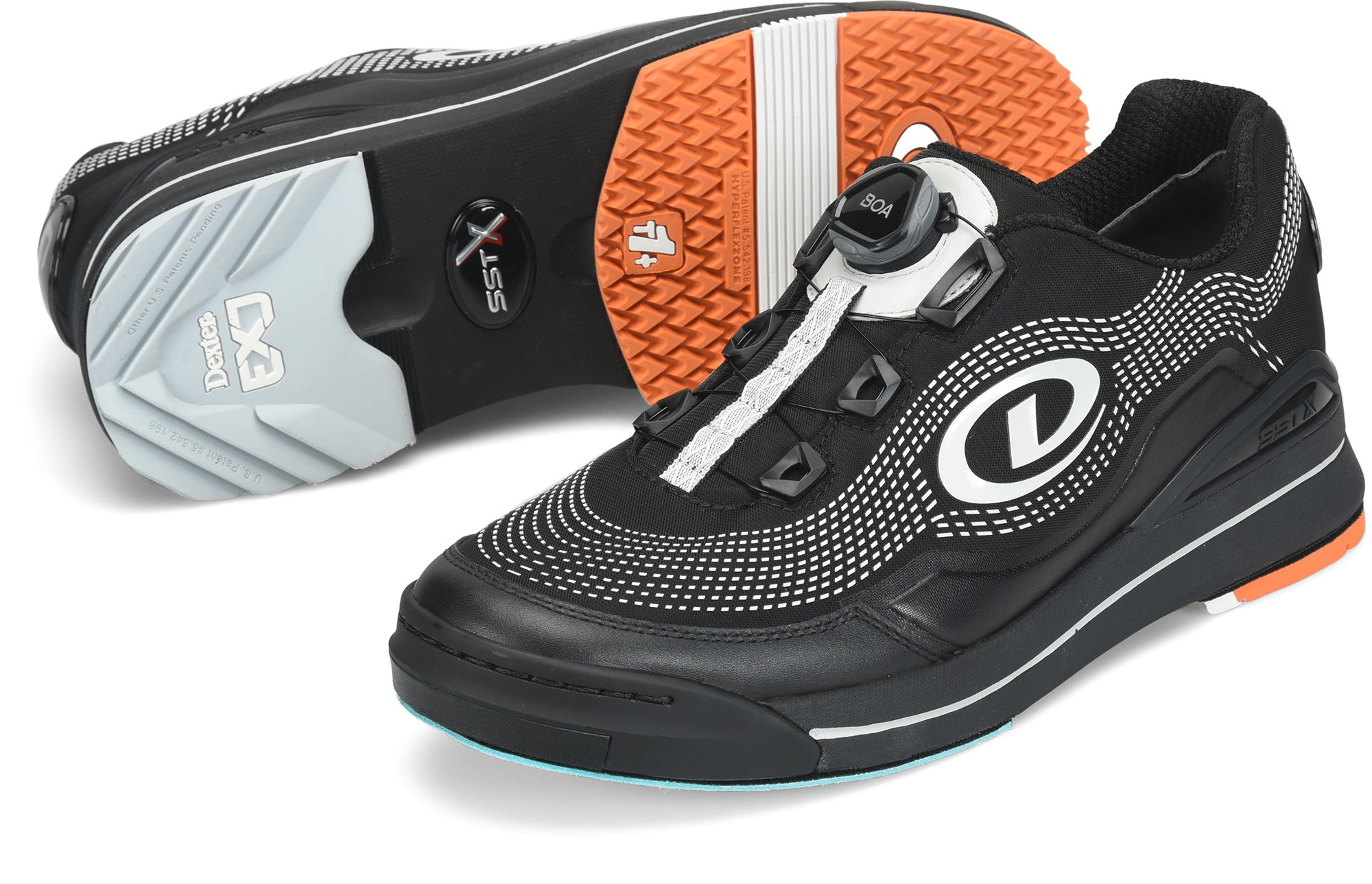 Dexter Mens SSTX ExJ EJ Tackett Pro Model Black Bowling Shoes +