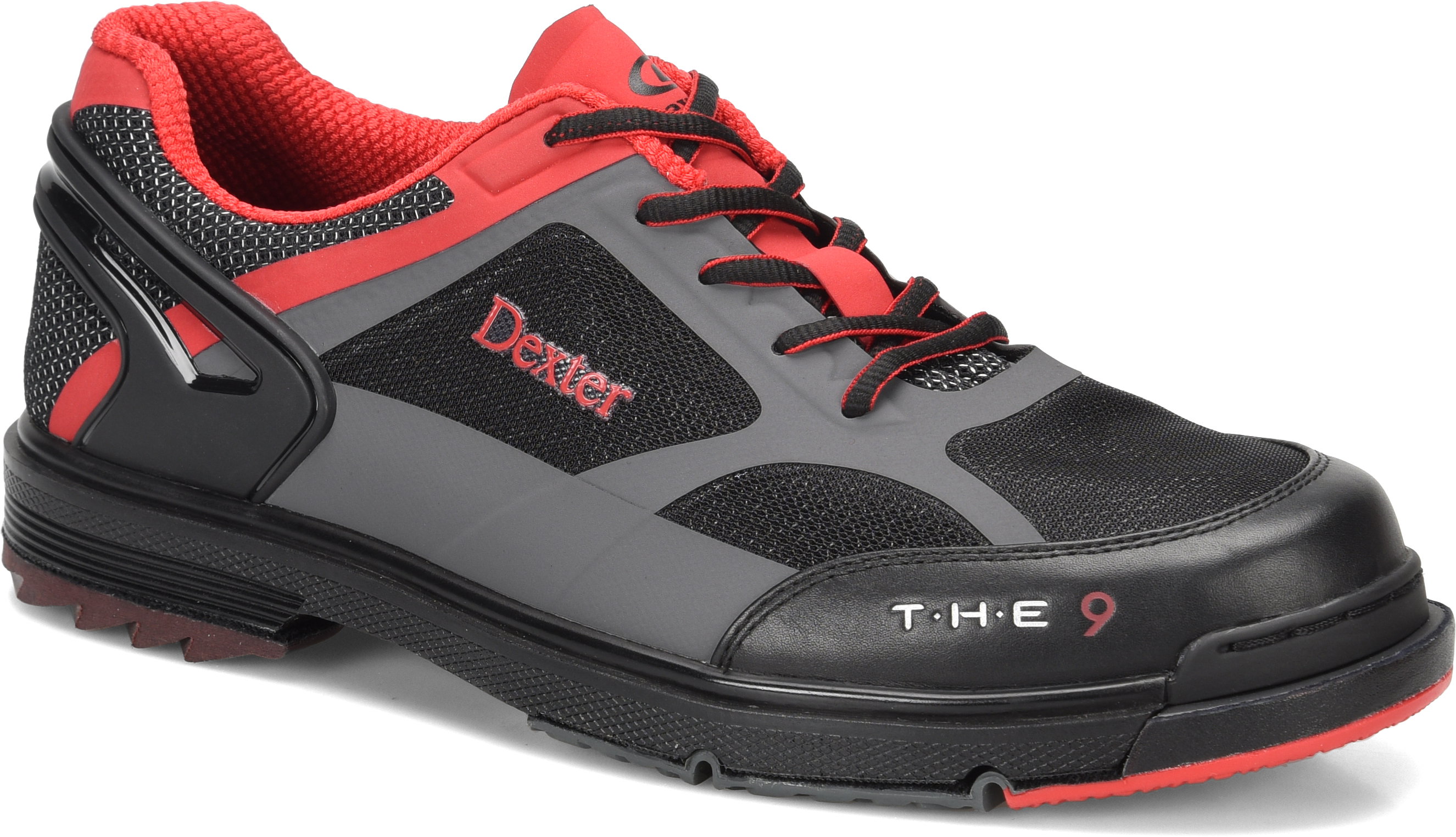 Dexter Mens THE 9 HT Black/Grey Bowling Shoes + FREE SHIPPING
