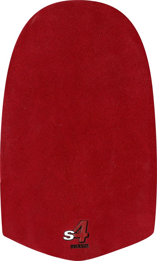 Dexter Red Leather Oversized Slide Sole (S4)