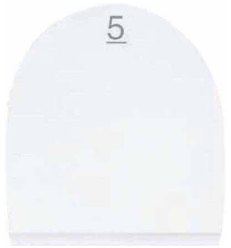 Dexter SST Standard Flat Rubber Heel (H5)