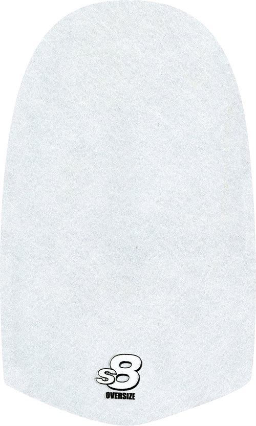 Dexter White Microfiber Oversized Slide Sole (S8)