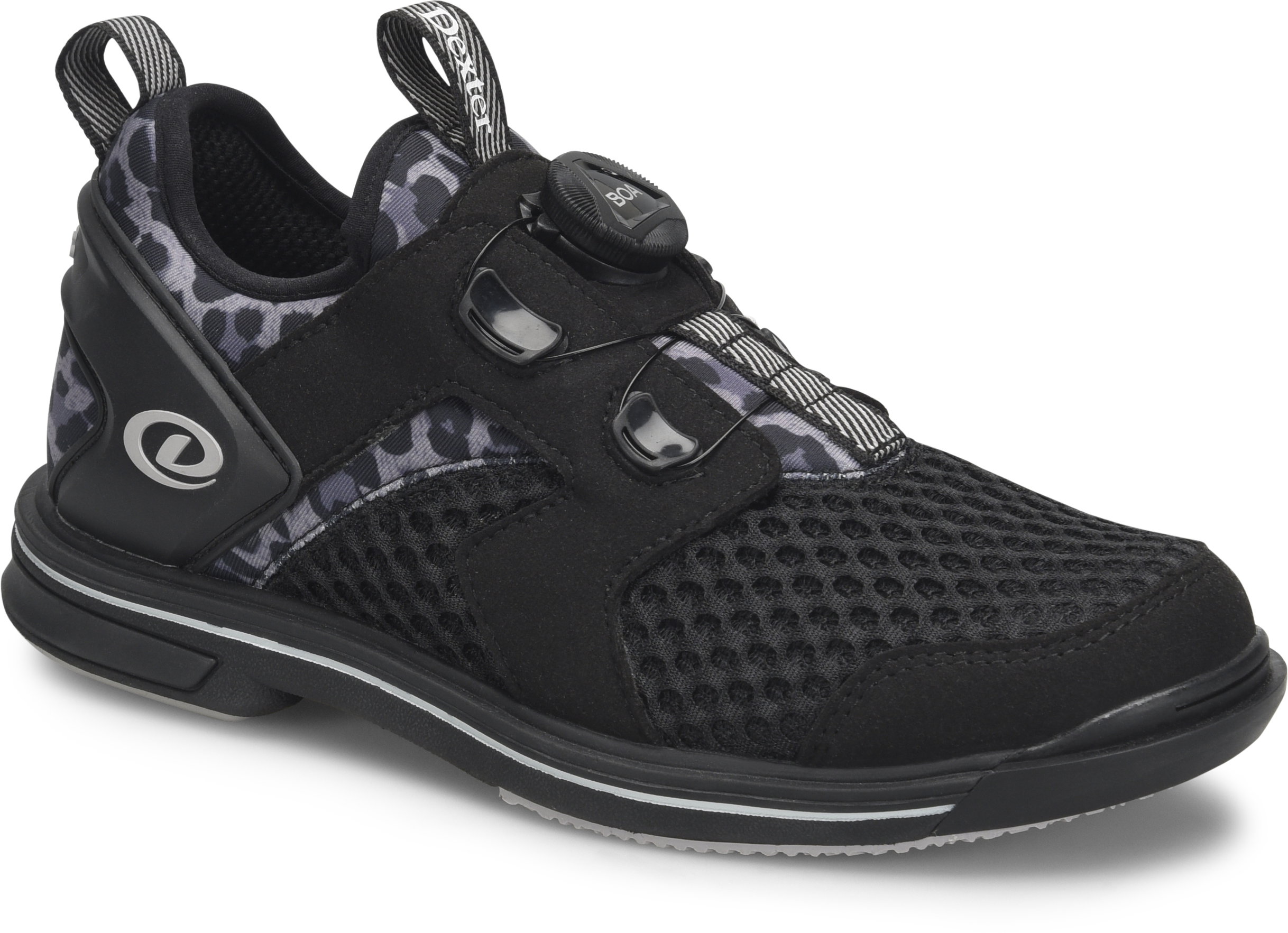 Dexter Womens DexLite Pro BOA Black/Leopard Right Hand Bowling