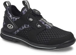 Dexter Womens DexLite Pro BOA Black/Leopard Right Hand Bowling Shoes