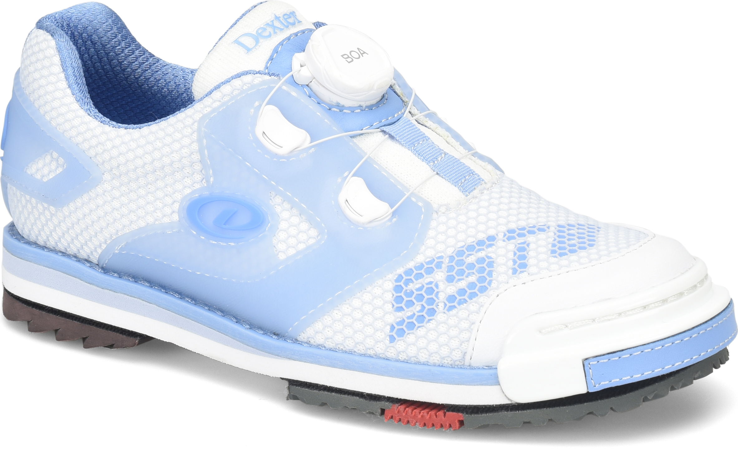 Dexter Womens SST 8 Power Frame BOA White/Blue Bowling Shoes +