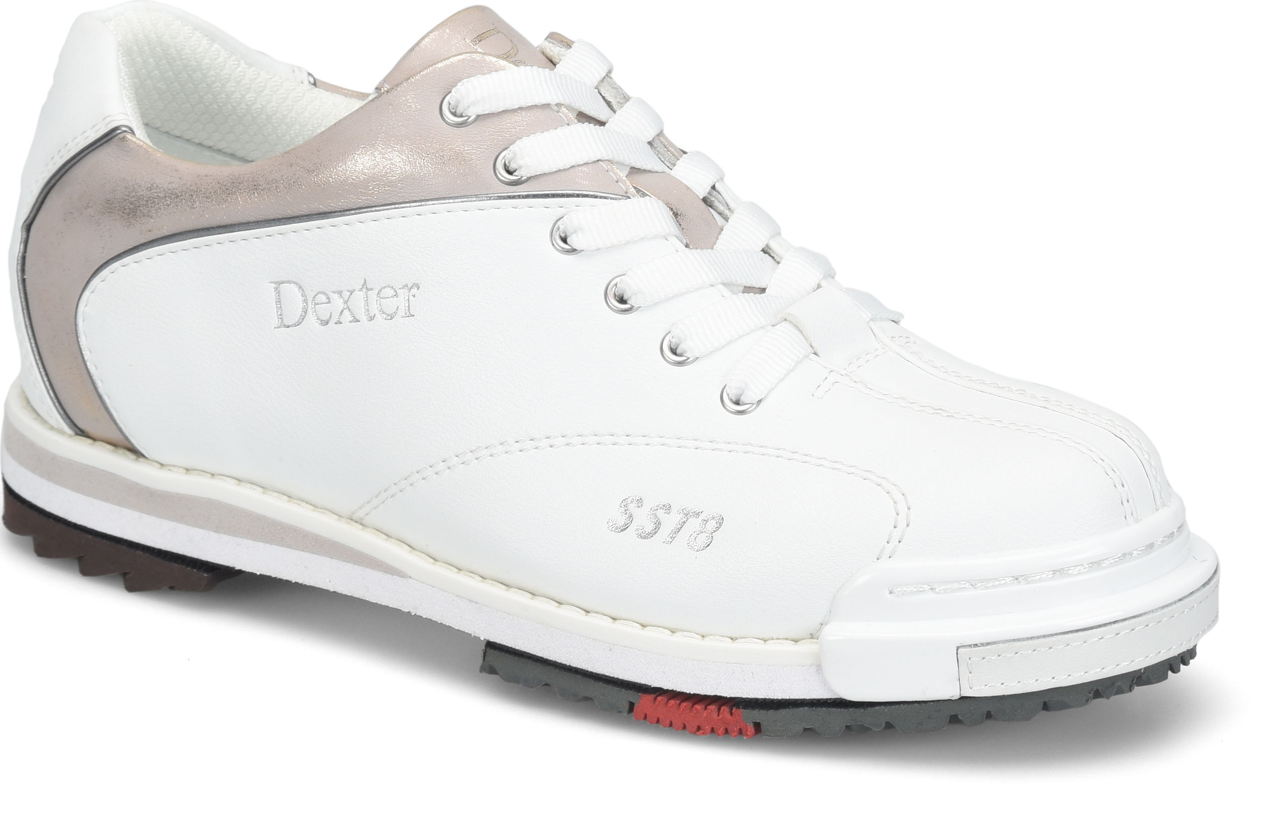 Dexter Womens SST 8 Pro White/Champagne Bowling Shoes + FREE SHIPPING