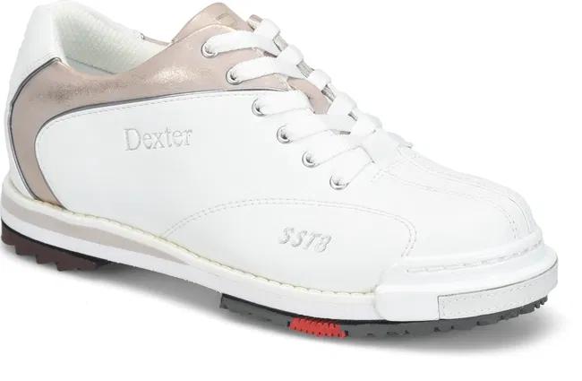 Dexter Womens SST 8 Pro White/Champagne Wide Width Right Hand or Left Hand-ALMOST NEW