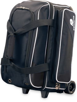 Ebonite Transport Double Ball Roller Black Bowling Bags