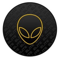Elite Alien Black/Gold Rubber Shammy MAIN Image