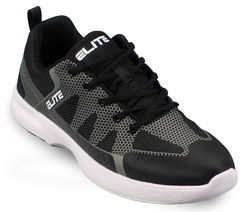 Elite Mens Peak Black/Grey Bowling Shoes