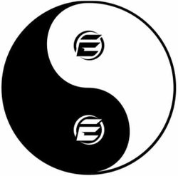 Elite Ying and Yang Black/White Rubber Shammy
