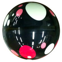 Exclusive Black with Pink/White Polka Dots BACK Image