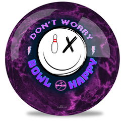 Exclusive Bowl Happy Purple Marble Bowling Balls