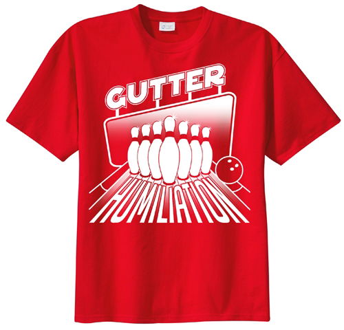 Exclusive bowling.com Gutter Humiliation T-Shirt