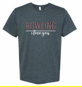 PopularBowling T-Shirts: Exclusive Bowling.com I Love Bowling T-Shirt