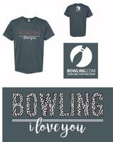Exclusive Bowling.com I Love Bowling T-Shirt ALT Image