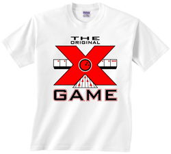 Exclusive bowling.com Original X Game TShirt White