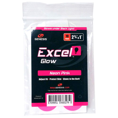 Genesis Excel Glow Performance Tape Neon Pink 10ct