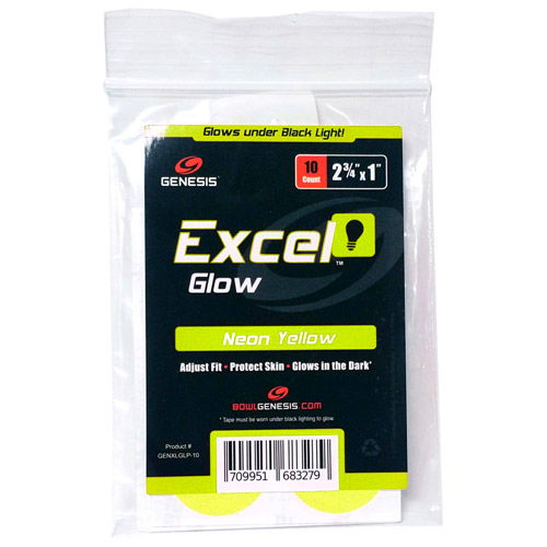 Genesis Excel Glow Performance Tape Neon Yellow 10ct