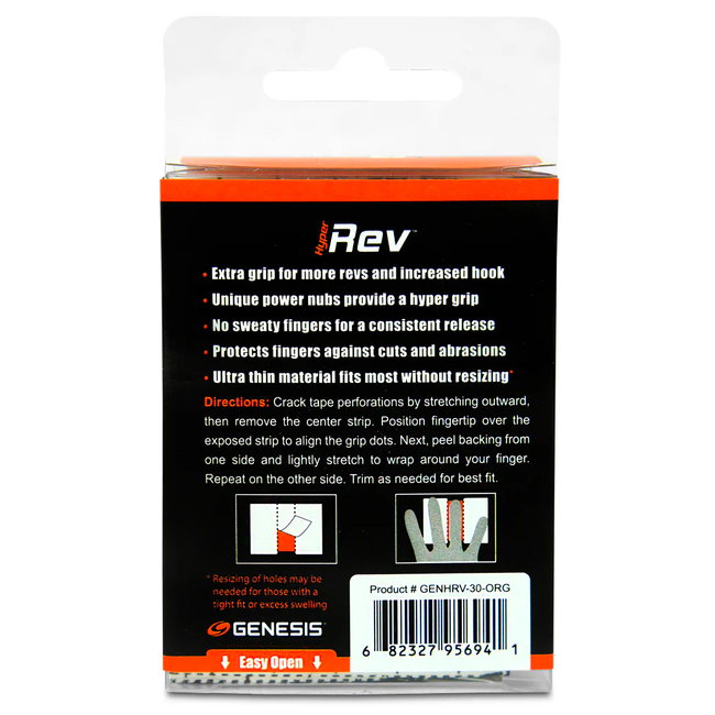 Genérico U-Turn Sport* Hyper Rev™ Finger Grip Straps, Bowling
