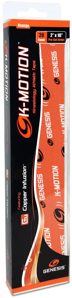 Genesis K-Motion Tape Pre-cut Orange