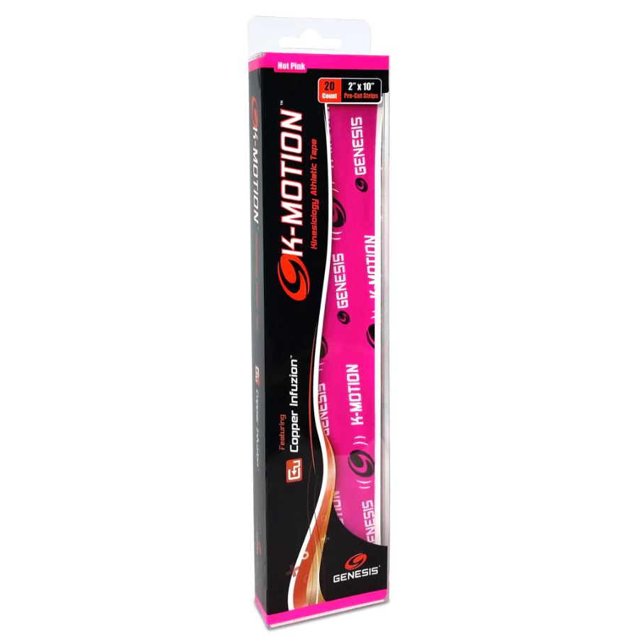 Genesis K-Motion Tape Pre-cut Pink