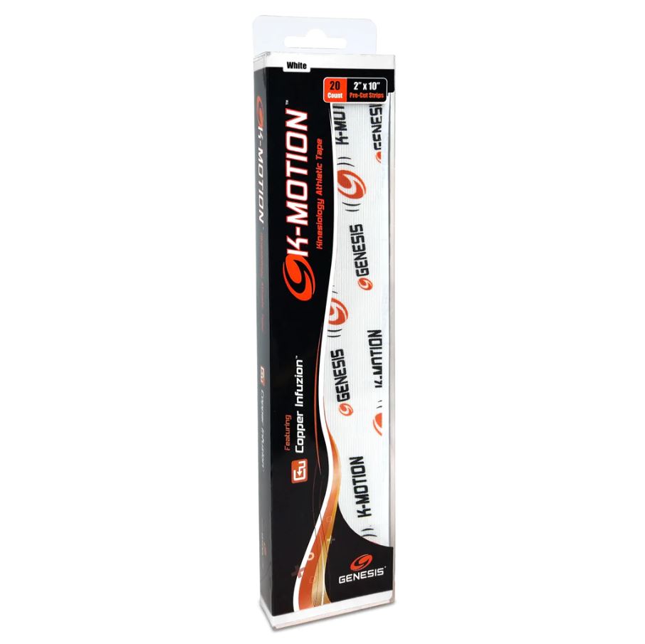 Genesis K-Motion Tape Pre-cut White