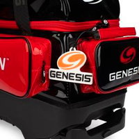 Genesis Sleek Gloss 2 Ball Roller Black/Red ALT Image