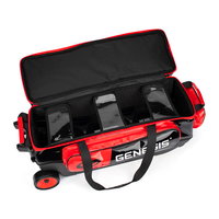 Genesis Sleek Gloss 3 Ball Roller Black/Red ALT Image