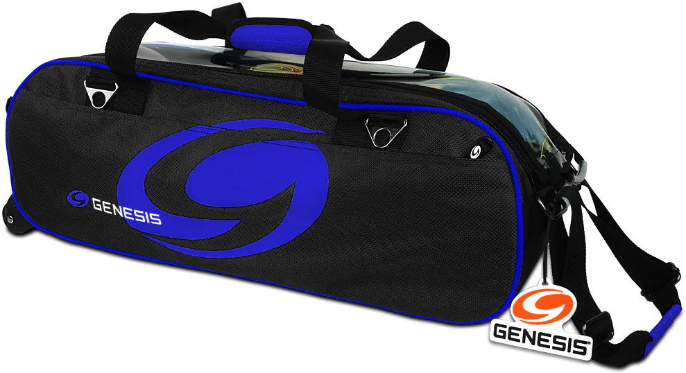 Genesis Sport Triple Roller/Tote Black/Blue