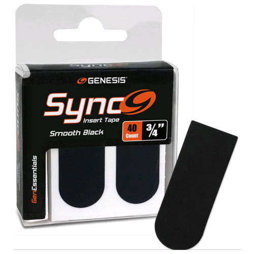 Genesis Sync Black 3/4" Insert Tape 40ct