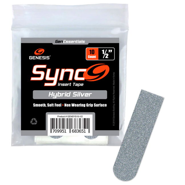 Genesis Sync Silver 1/2" Insert Tape 10ct