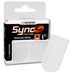 Genesis Sync White 1" Insert Tape 40ct
