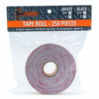 Hammer 3/4" White Insert Tape 250 Roll ALT Image
