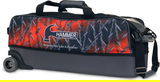 Popular3 Ball Rolling Bags: Hammer Dyesub Triple Tote Barbwire